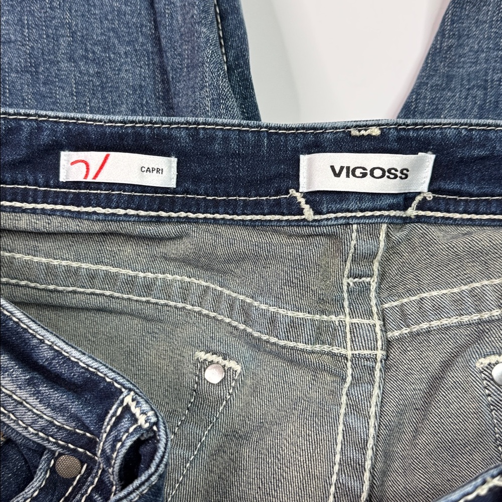 Vigoss Denim Capri Pants Size 16 - Picture 10 of 12